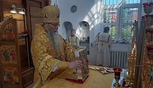 10 сентября 2023 года в Неделю 14-ю по Пятидесятнице, епископ Алатырский и Порецкий Феодор совершил Божественную Литургию в храме в честь Иверской иконы Божией Матери г. Алатырь