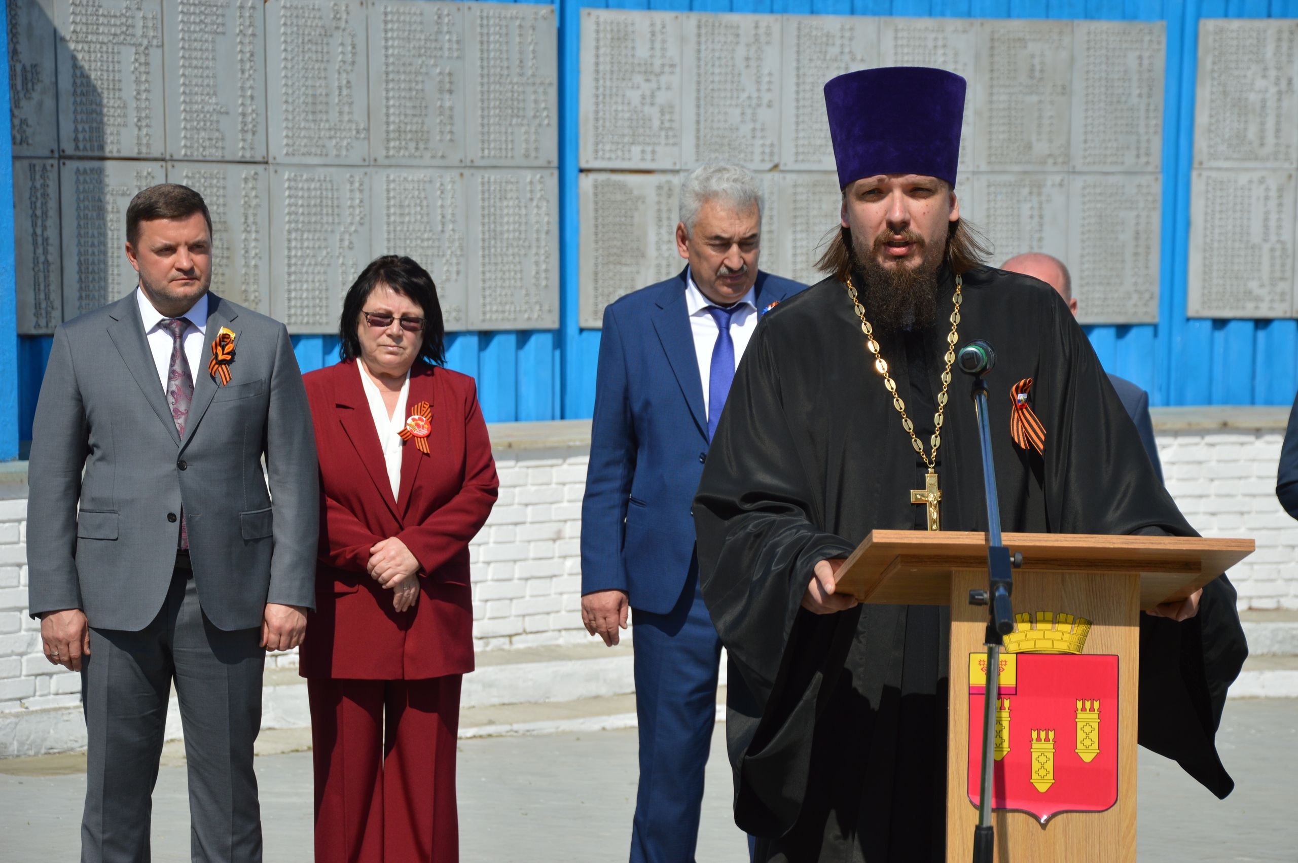 Секретарь Епархиального управления принял участие в мероприятиях по случаю Дня Победы