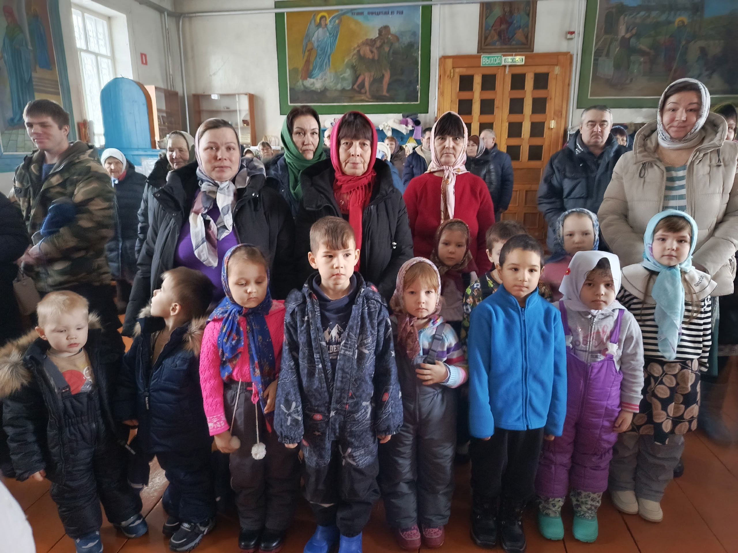 В праздник Крещения Господня воспитанники детского сада «Весна» посетили Казанский храм села Хормалы