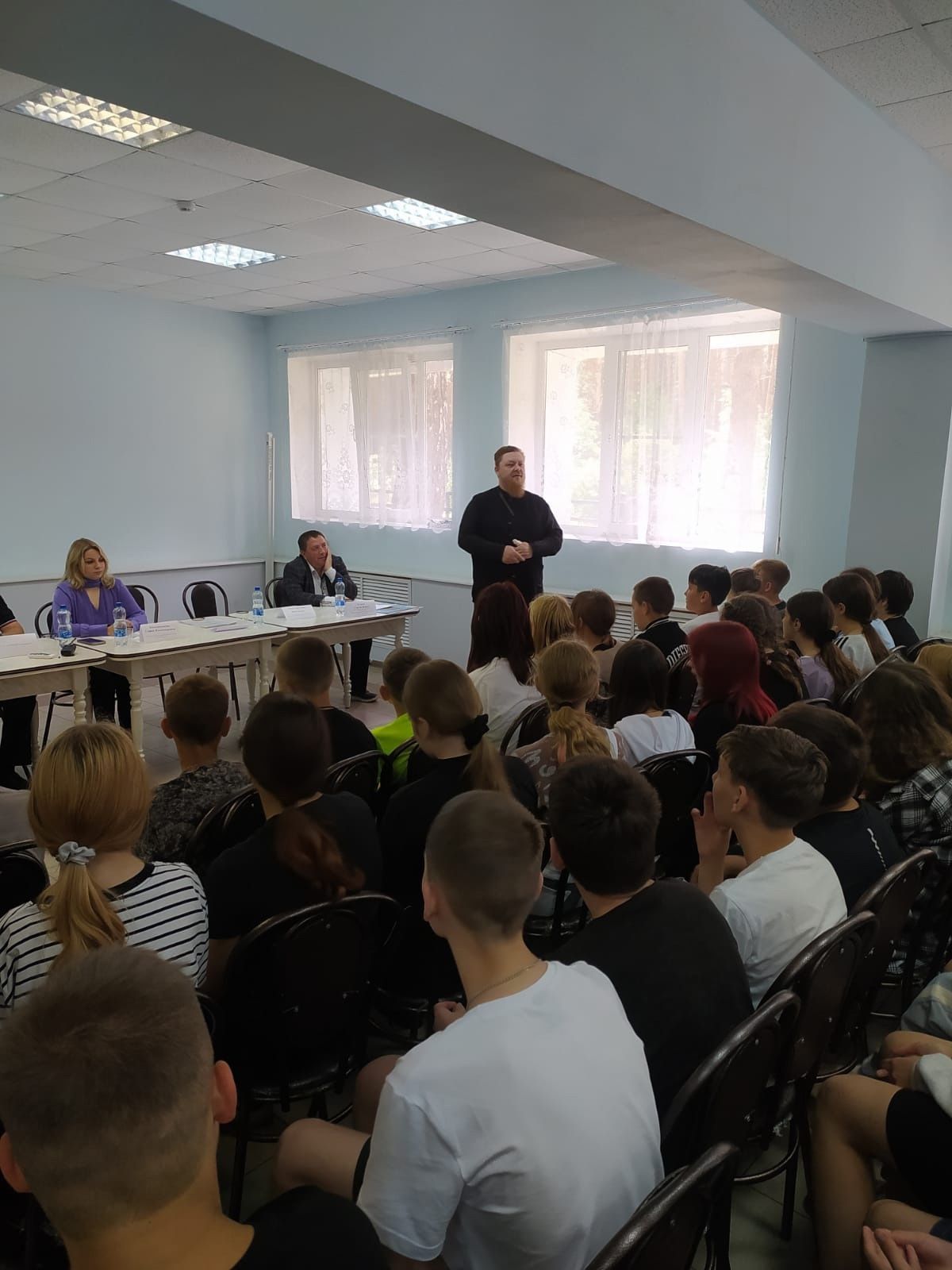 Руководитель епархиального Центра профилактики душепагубных зависимостей принял участие в профилактическом мероприятии в детском лагере 