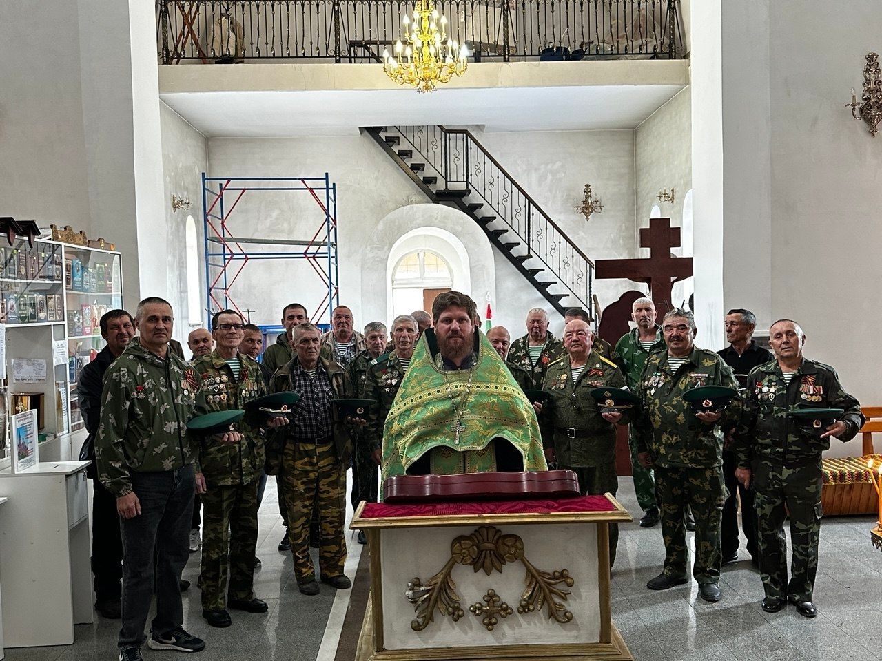 В День пограничника в храме села Батырево был совершен благодарственный молебен 
