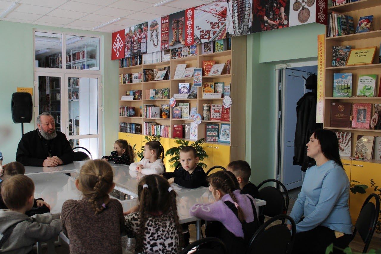 Встреча с детьми в Шемурше: рассказ о празднике Сретения Господня