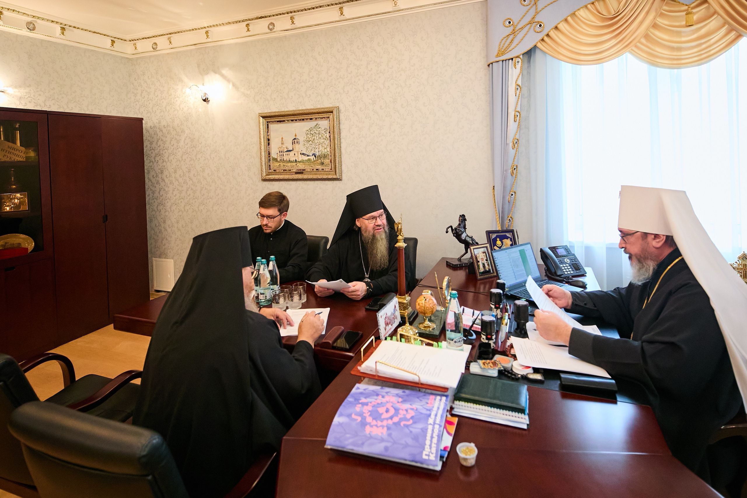 Состоялось очередное заседание Архиерейского совета Чувашской митрополии