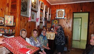 Таинства Исповеди и Причастия в Алатырском городском доме престарелых