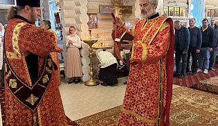 Управляющий Алатырской епархией в День памяти святых императора Николая, императрицы Александры, цесаревича Алексия и великих княжон Ольги, Татьяны, Марии и Анастасии возглавил Престольные торжества в храме Царственных страстотерпцев поселка Первомайский