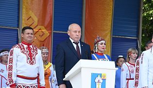 Священнослужители приняли участие в празднике Акатуй-Сабантуй в Батыревском округе
