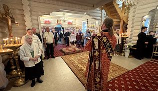 Управляющий Алатырской епархией в День памяти святых императора Николая, императрицы Александры, цесаревича Алексия и великих княжон Ольги, Татьяны, Марии и Анастасии возглавил Престольные торжества в храме Царственных страстотерпцев поселка Первомайский