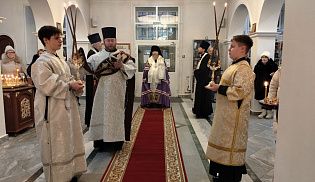 Епископ Алатырский и Порецкий Феодосий в Неделю 32-ю по Пятидесятнице и навечерие Богоявления совершил Божественную Литургию в кафедральном храме в честь Иверской иконы Божией Матери города Алатырь