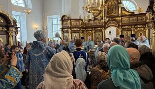 Епископ Алатырский и Порецкий Феодосий в субботу первой седмицы Великого поста и в день празднования Иверского образа возглавил Престольные торжества в Иверском кафедральном храме города Алатырь