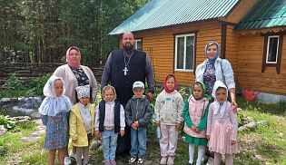 Воспитанники детского сада "Центральный" побывали в скиту преподобного Серафима Саровского