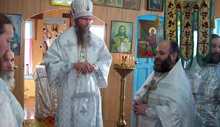 Освящение храма святого апостола и Евангелиста Иоанна Богослова в д. Сидели Батыревского района