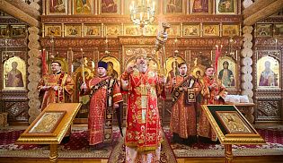 Управляющий Алатырской епархией в Светлый Вторник сослужил за Божественной Литургией митрополиту Чебоксарскому и Чувашскому Савватию в Александро-Невском монастыре п/о Кюрегаси
