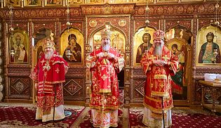 Управляющий Алатырской епархией в Светлый Вторник сослужил за Божественной Литургией митрополиту Чебоксарскому и Чувашскому Савватию в Александро-Невском монастыре п/о Кюрегаси