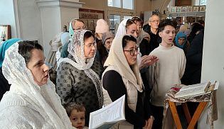 Епископ Алатырский и Порецкий Феодосий в Неделю 32-ю по Пятидесятнице и навечерие Богоявления совершил Божественную Литургию в кафедральном храме в честь Иверской иконы Божией Матери города Алатырь