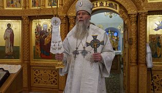 9 января 2024 года Преосвященнейший Феодор, епископ Алатырский и Порецкий, совершил Божественную Литургию в Николаевском женском монастыре г. Алатыря