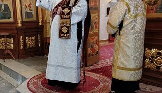 Епископ Алатырский и Порецкий Феодосий в Неделю 32-ю по Пятидесятнице и навечерие Богоявления совершил Божественную Литургию в кафедральном храме в честь Иверской иконы Божией Матери города Алатырь