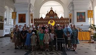 Воспитанники Центра "Лука" посетили храм апостола Иакова Алфеева в Алатыре