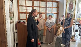 Воспитанники Центра "Лука" посетили храм апостола Иакова Алфеева в Алатыре