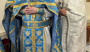 Епископ Алатырский и Порецкий Феодосий в праздник Сретения Господня совершил Божественную Литургию в Киево-Николаевском Новодевичьем монастыре города Алатырь