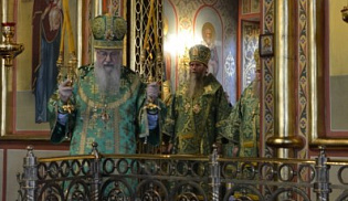 Епископ Феодор принял участие в торжествах, посвященных преставлению преподобного Сергия Радонежского 7-8 октября