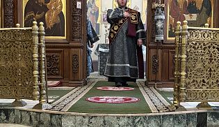 Епископ Алатырский и Порецкий Феодосий совершил первую в этом году Литургию Преждеосвященных Даров