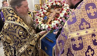 Епископ Алатырский и Батыревский Феодосий в Неделю 3-ю Великого поста и в праздник в честь "Державной" иконы Божией Матери возглавил Престольные торжества в храме Державной иконы Божией Матери села Батырево