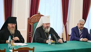 Епископ Феодосий принял участие в заседании регионального отделения Всемирного Русского Народного Собора