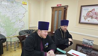 Встреча ответственных за миссионерскую работу в Чувашской митрополии с Руководителем Администрации Главы Чувашской Республики