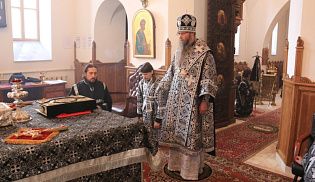 Литургия Преждеосвященных Даров в Свято-Троицком мужском монастыре г. Алатырь