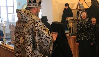 Литургия Преждеосвященных Даров в Николаевском женском монастыре г. Алатыря