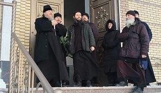 Епископ Феодосий посетил женскую монашескую общину при Свято-Троицком монастыре