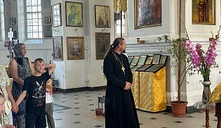 Воспитанники Центра "Лука" посетили храм апостола Иакова Алфеева в Алатыре