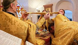 28 января 2024 года в Неделю 34-ю по Пятидесятнице в Старицком монастыре совершены богослужения воскресного дня