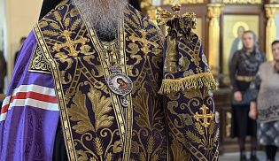 Управляющий Алатырской епархией в Неделю 4-ю Великого поста совершил Божественную Литургию в Киево-Николаевском Новодевичьем монастыре города Алатырь