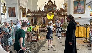 Воспитанники Центра "Лука" посетили храм апостола Иакова Алфеева в Алатыре