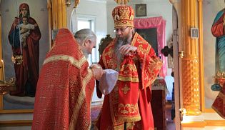 Божественная Литургия в день памяти священномученика Илии Хормалинского