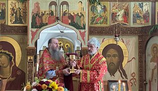 Престольный праздник в храме Усекновения главы Иоанна Предтечи города Алатырь 