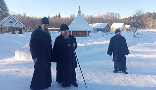 Епископ Феодосий совершил рабочую поездку в монашескую общину близ деревни Кубинка
