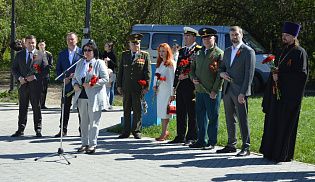 Секретарь Епархиального управления принял участие в мероприятиях по случаю Дня Победы