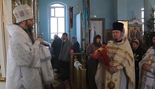 9 января, в день памяти первомученика и архидиакона Стефана епископ Алатырский и Порецкий Феодор, совершил Божественную Литургию в храме Рождества Христова с. Сугуты Батыревского района