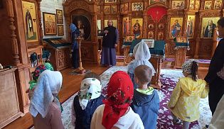 Воспитанники детского сада "Центральный" побывали в скиту преподобного Серафима Саровского