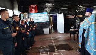 В день праздника иконы Божией Матери «Неопалимая Купина» в пожарных частях на территории Алатырской епархии совершены торжественные молебны