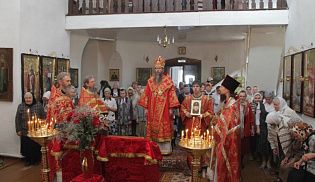 Епископ Феодор совершил Божественную литургию в храме святого апостола Иакова Алфеева с. Чуварлей Алатырского района