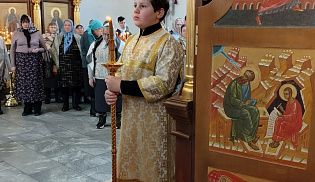 Епископ Алатырский и Порецкий Феодосий в Неделю 32-ю по Пятидесятнице и навечерие Богоявления совершил Божественную Литургию в кафедральном храме в честь Иверской иконы Божией Матери города Алатырь