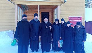 Епископ Феодосий совершил рабочую поездку в монашескую общину близ деревни Кубинка