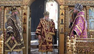 Епископ Алатырский и Порецкий Феодор сослужил за Божественной Литургией митрополиту Чебоксарскому и Чувашскому Варнаве