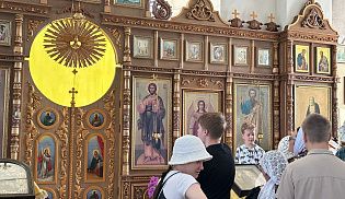 Воспитанники Центра "Лука" посетили храм апостола Иакова Алфеева в Алатыре