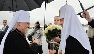 Патриарший визит в Чувашскую митрополию. Прибытие в г. Чебоксары