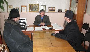 Ознакомительная поездка Преосвященнейшего епископа Феодора в село Сойгино Алатырского района