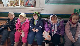 В праздник Крещения Господня воспитанники детского сада «Весна» посетили Казанский храм села Хормалы